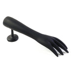 Black Hand Jewelry Display Stand – Elegant Matte Finish Organizer
