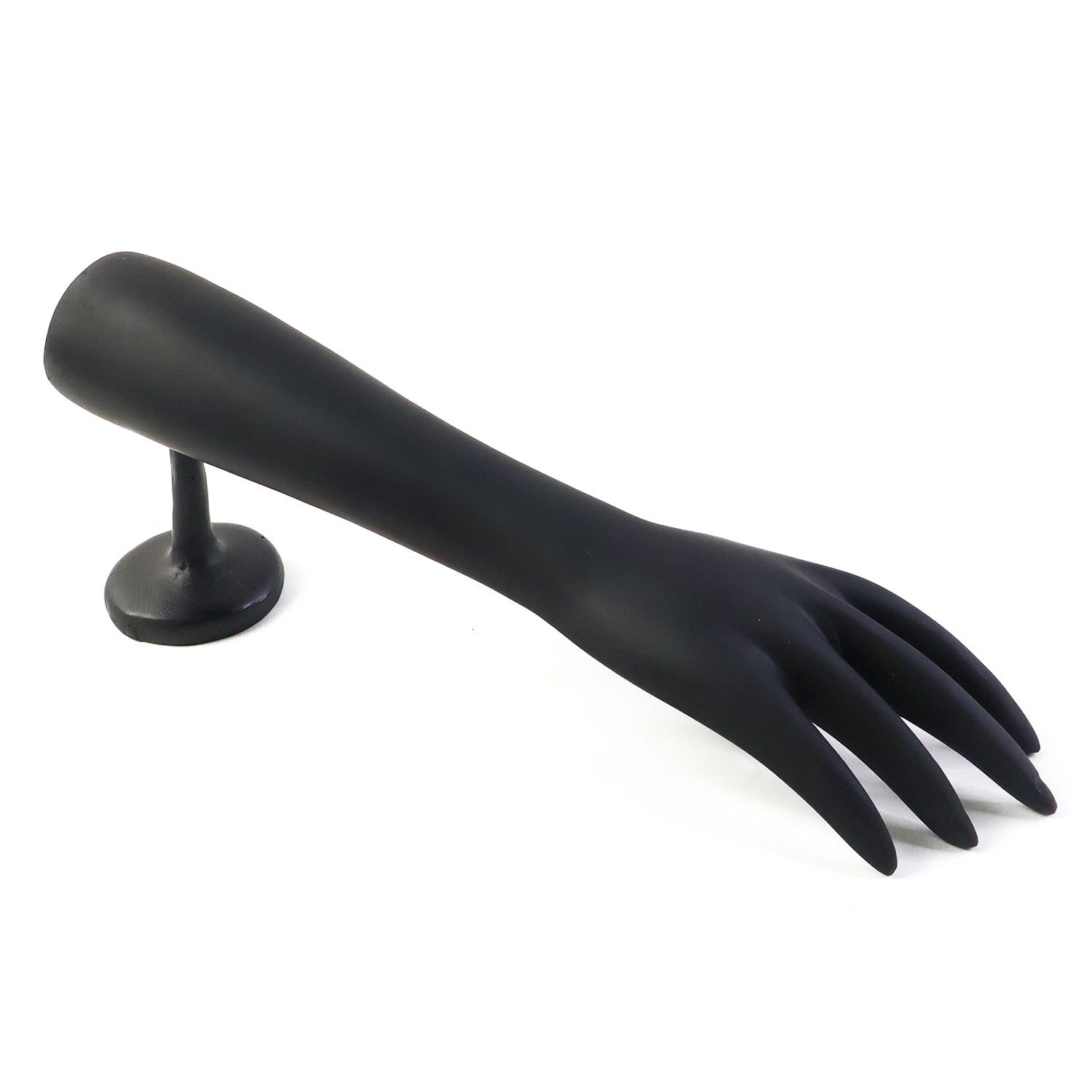Black Hand Jewelry Display Stand – Elegant Matte Finish Organizer