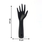 Black Hand Jewelry Display Stand – Elegant Matte Finish Organizer
