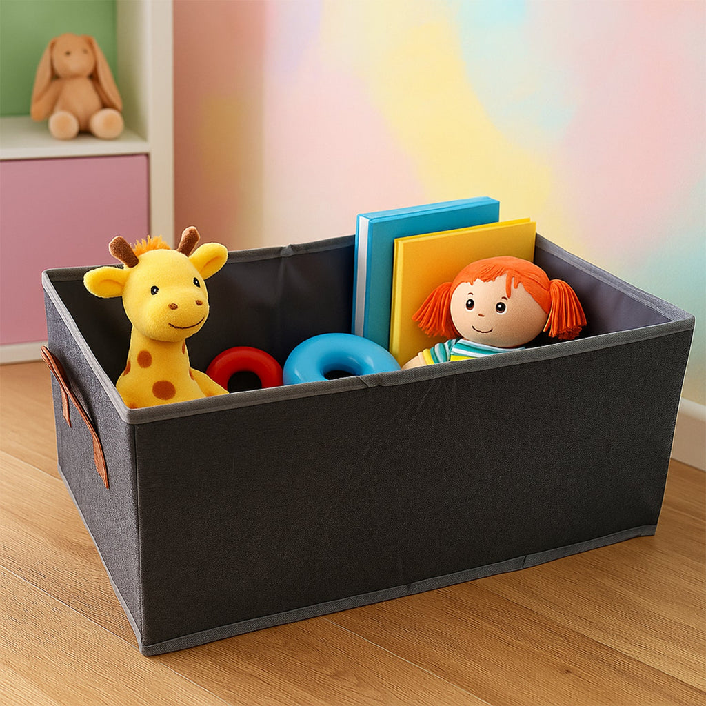 Foldable Storage Box with Handle – Large 46x28 cm Organizer