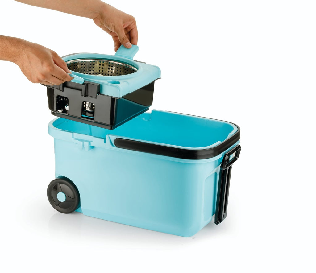 360° Spin Mop Set – Easy Floor Cleaning with Durable Wringer