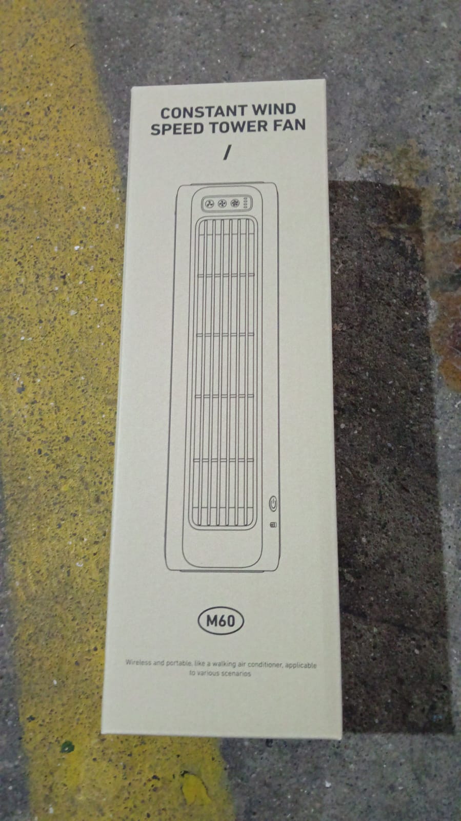 Portable Air Conditioning Cooling Fan – Quiet 3-Speed Rechargeable