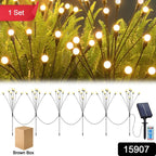 Solar Garden Ball Light Set – Warm White, Energy-Saving Outdoor LEDs