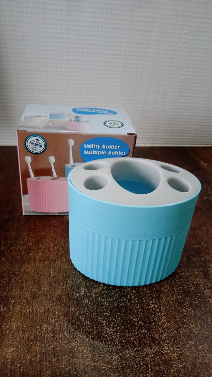 Bathroom Toothbrush Holder Stand – Durable Multipurpose Organizer