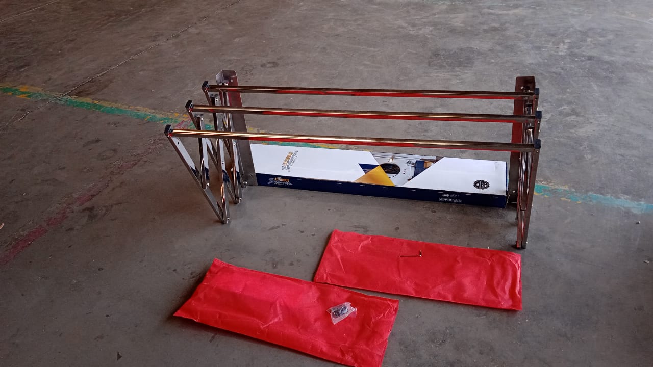 Stainless Steel Folding Clothes Drying Rack – Space-Saving & Durable