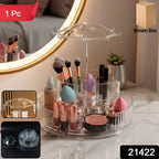 Rotating Makeup Organizer Stand – 360° Multi-Layer Vanity Storage