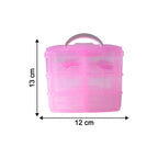 3-Tier Craft Storage Box – 18 Adjustable Compartments for Organizing