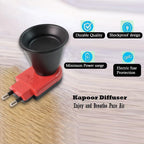 Electric Kapoor Dani Diffuser – Smoke-Free Camphor for Pure Air