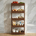 Kitchen Storage Rack – Space-Saving Multi-Tier Organizer with Wheels