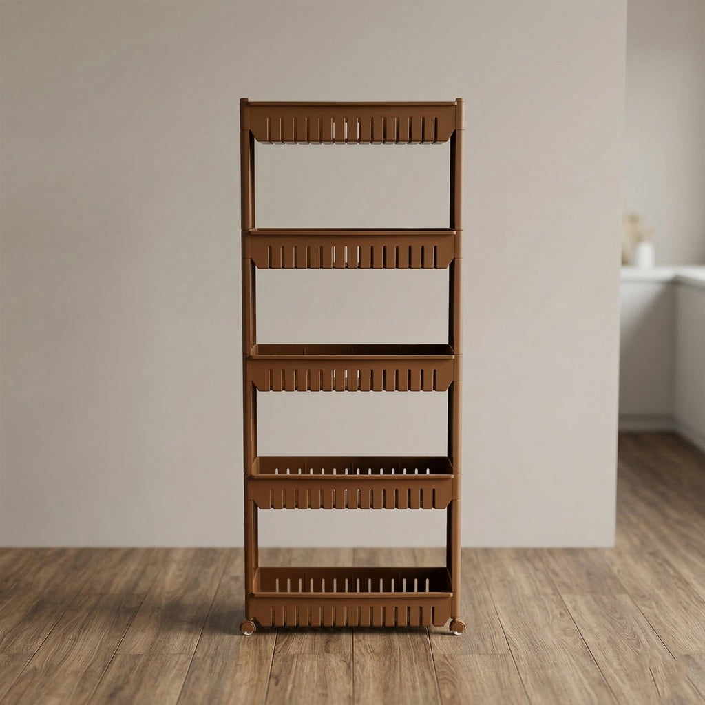 Kitchen Storage Rack – Space-Saving Multi-Tier Organizer with Wheels