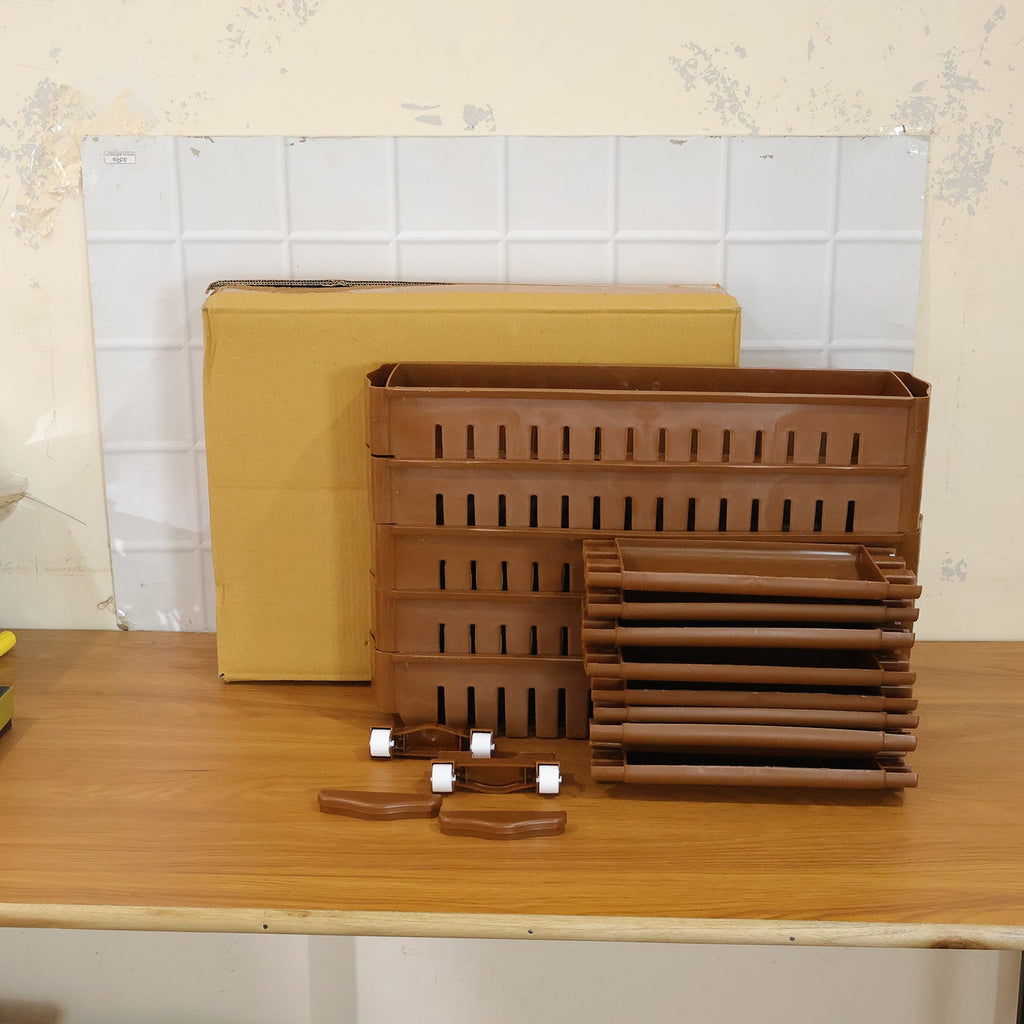 Kitchen Storage Rack – Space-Saving Multi-Tier Organizer with Wheels