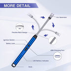 Electric Arc Lighter – USB Rechargeable with 360° Flexible Neck