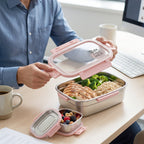 Kids Stainless Steel Lunch Box Set Ð Leak-Proof & Durable