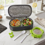 Stainless Steel Lunch Box Set Ð Durable & Leakproof with Carry Bag