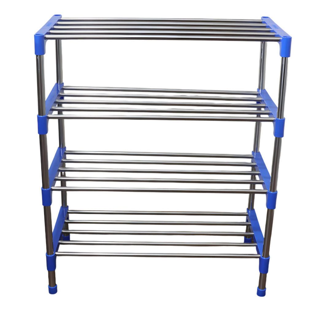 4-Layer Shoe Rack Organizer – Durable Stainless Steel Storage