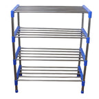 4-Layer Shoe Rack Organizer – Durable Stainless Steel Storage