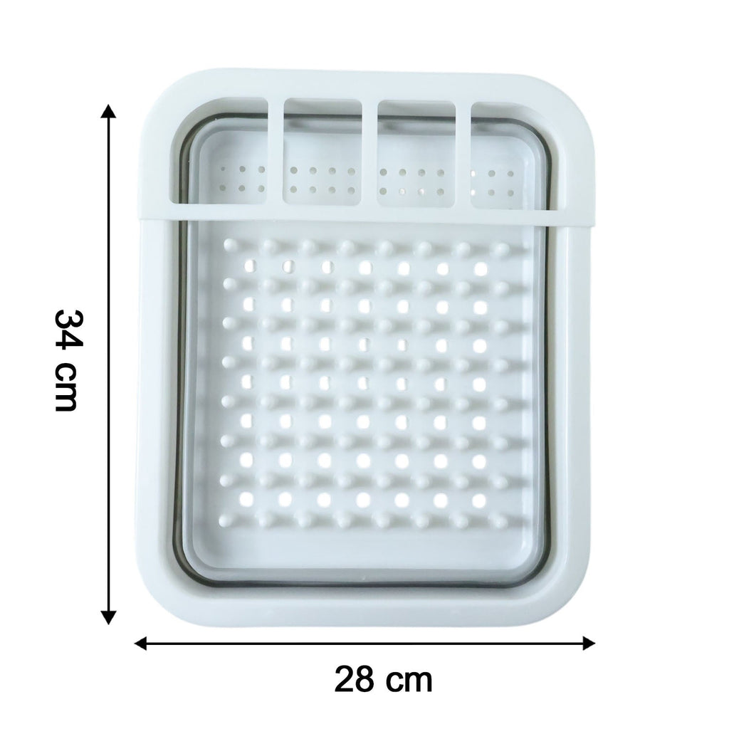 Foldable Plastic Dish Drying Rack – Space-saving & Portable Organizer