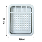 Foldable Plastic Dish Drying Rack – Space-saving & Portable Organizer