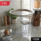 Multipurpose Stainless Steel Utensils Stand – Space-Saving Organizer