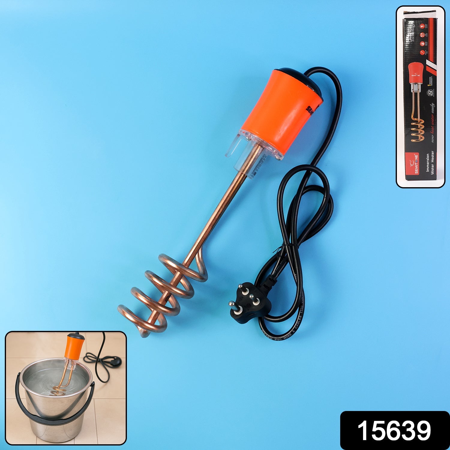 Immersion Water Heater Rod – Quick Heating Copper Element
