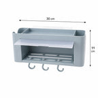 Wall Mounted Storage Organizer Shelf Ð Space-Saving Bathroom & Kitchen Solution