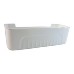White Plastic Storage Basket Set – 4 Durable Stackable Organizers