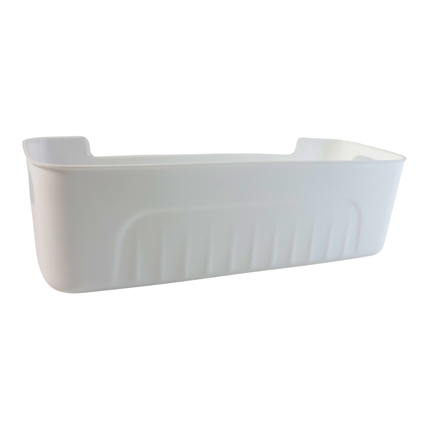 White Plastic Storage Basket Set – 4 Durable Stackable Organizers