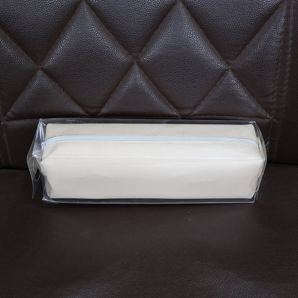 PU Leather Pencil Pouch – Slim, Soft Zippered Stationery Case